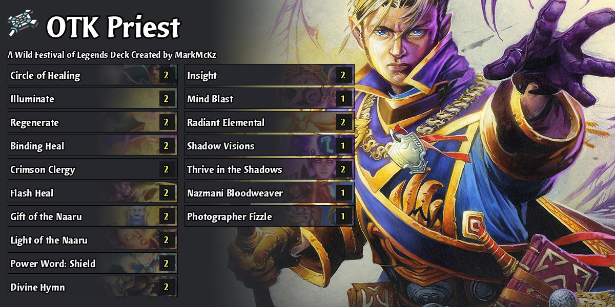 Photographer Fizzle Exodia OTK! Festival of Legends Hearthstone Decks