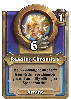 Reading Chromie {0} Card Image