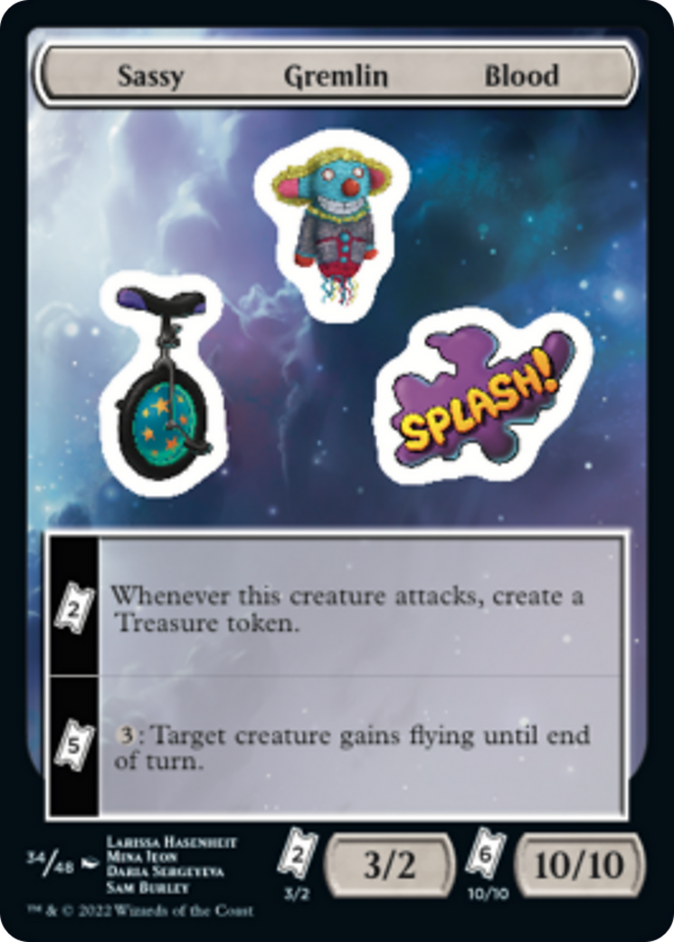 Sassy Gremlin Blood Card Image