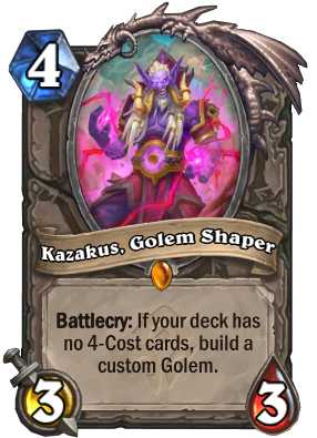 Kazakus, Golem Shaper Card Image