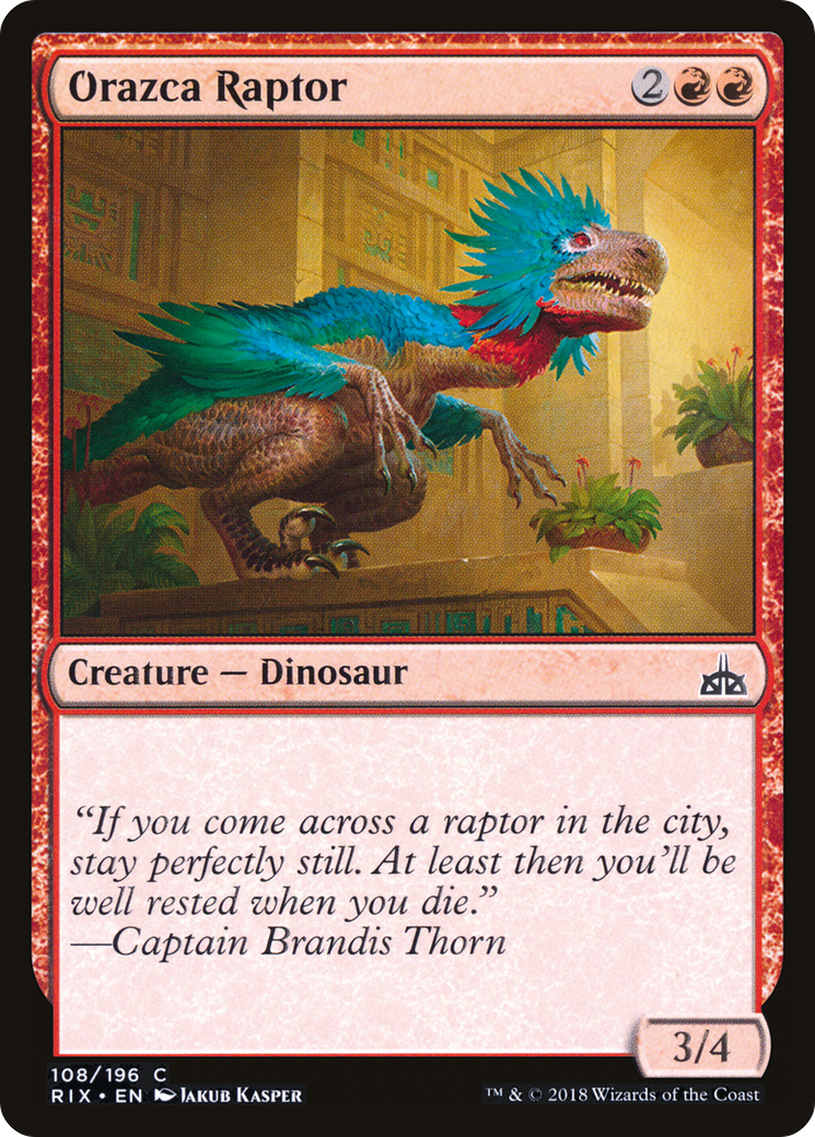 Orazca Raptor Card Image