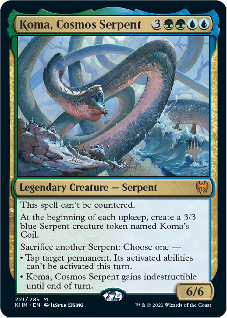 Koma, Cosmos Serpent Card Image