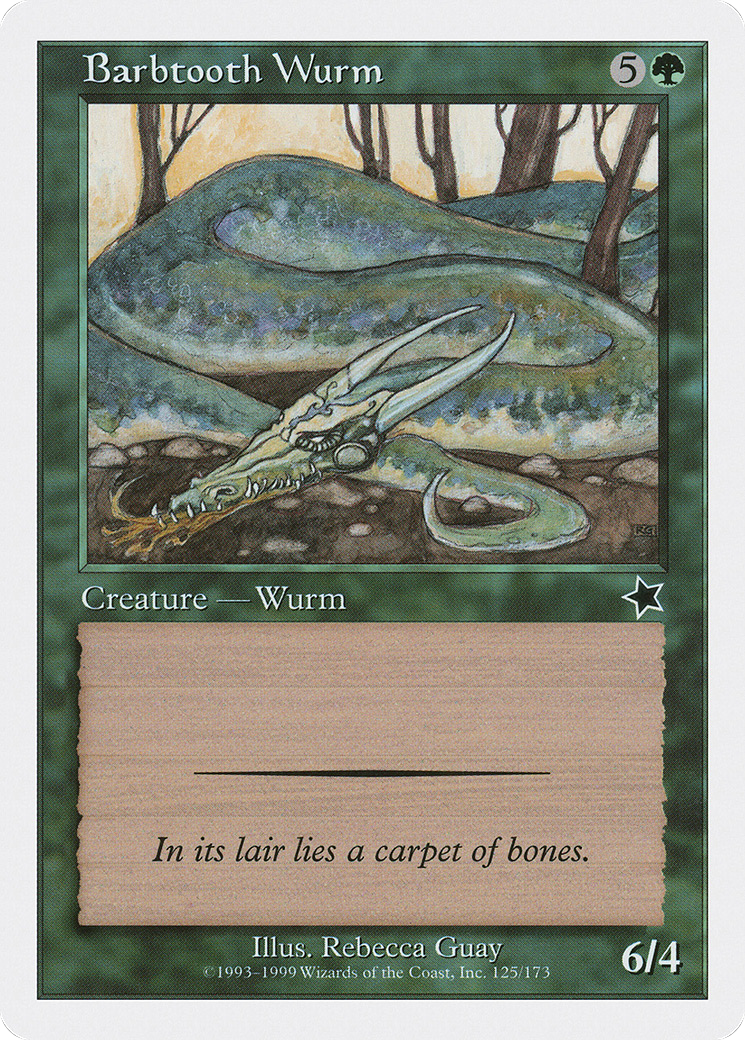 Barbtooth Wurm Card Image