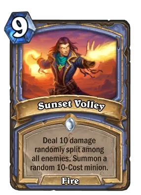 Sunset Volley Card Image