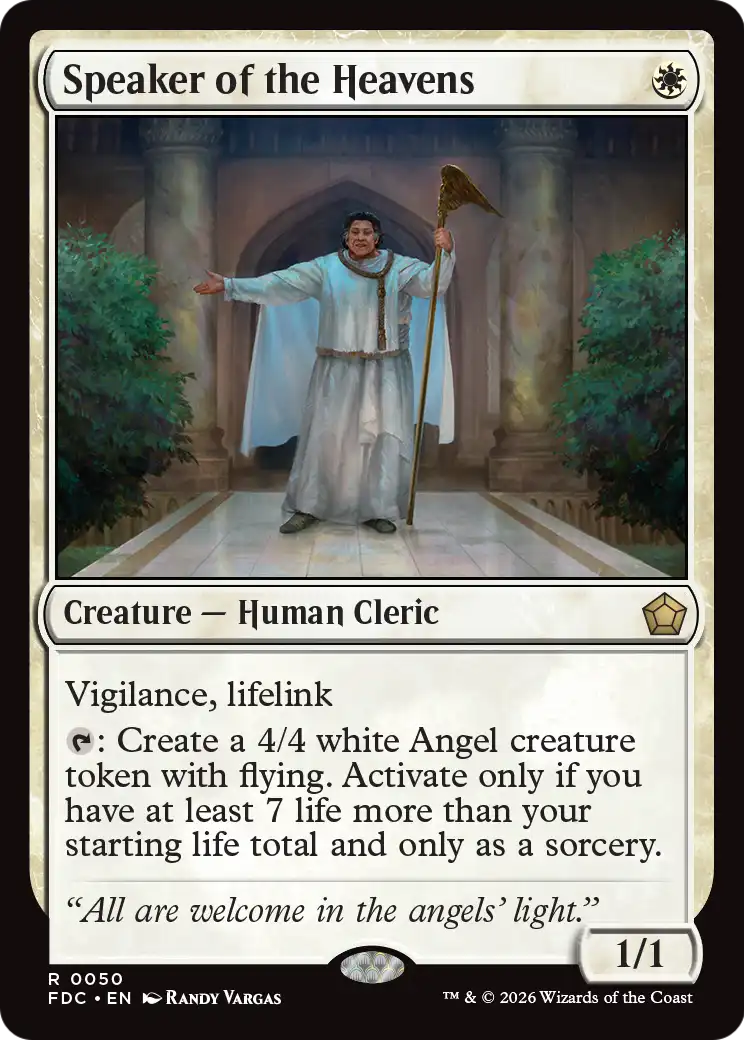 Speaker of the Heavens Card Image