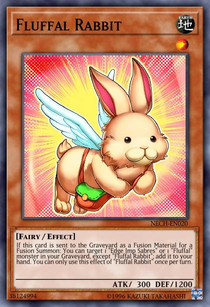 Fluffal Rabbit Card Image