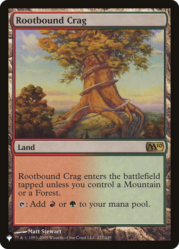Rootbound Crag Card Image