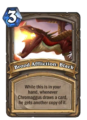 Brood Affliction: Black Card Image