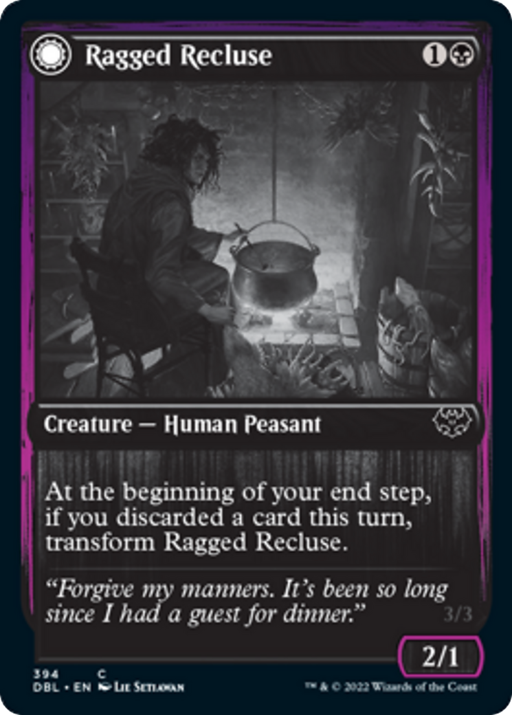 Ragged Recluse // Odious Witch Card Image