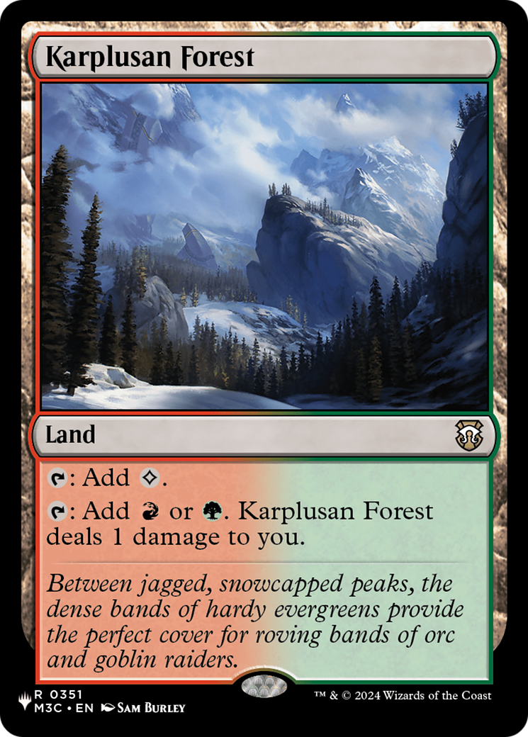 Karplusan Forest Card Image