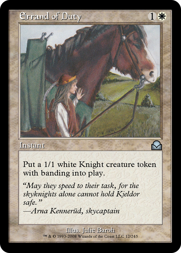 Errand of Duty Card Image