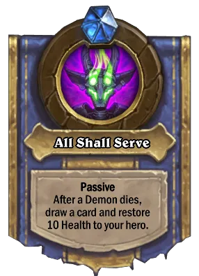 All Shall Serve Card Image