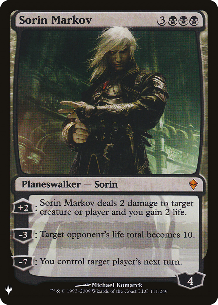 Sorin Markov Card Image