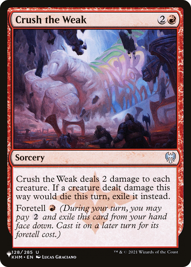 Crush the Weak Card Image