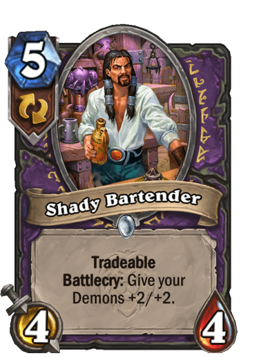 Shady Bartender Card Image