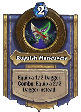 Roguish Maneuvers Card Image