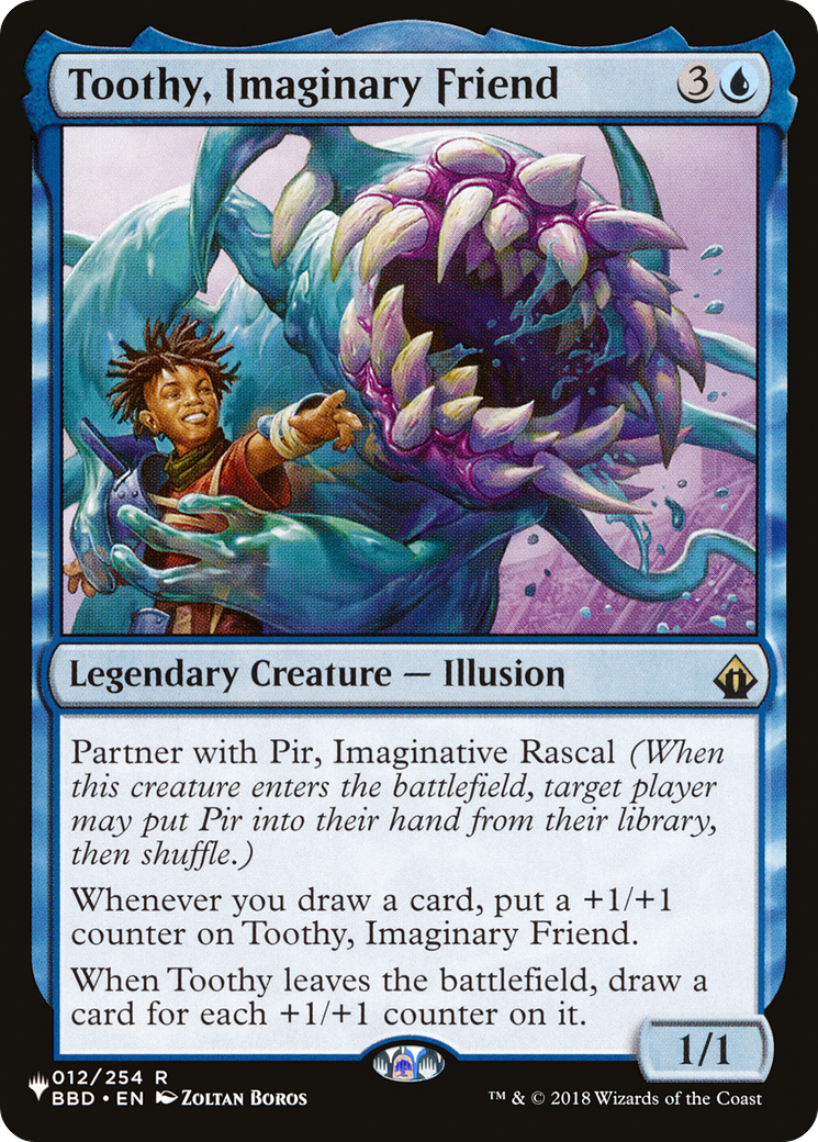 Toothy, Imaginary Friend Card Image
