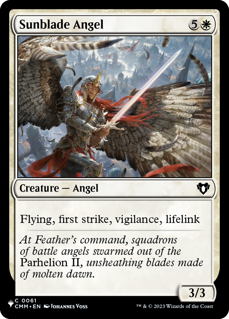 Sunblade Angel Card Image