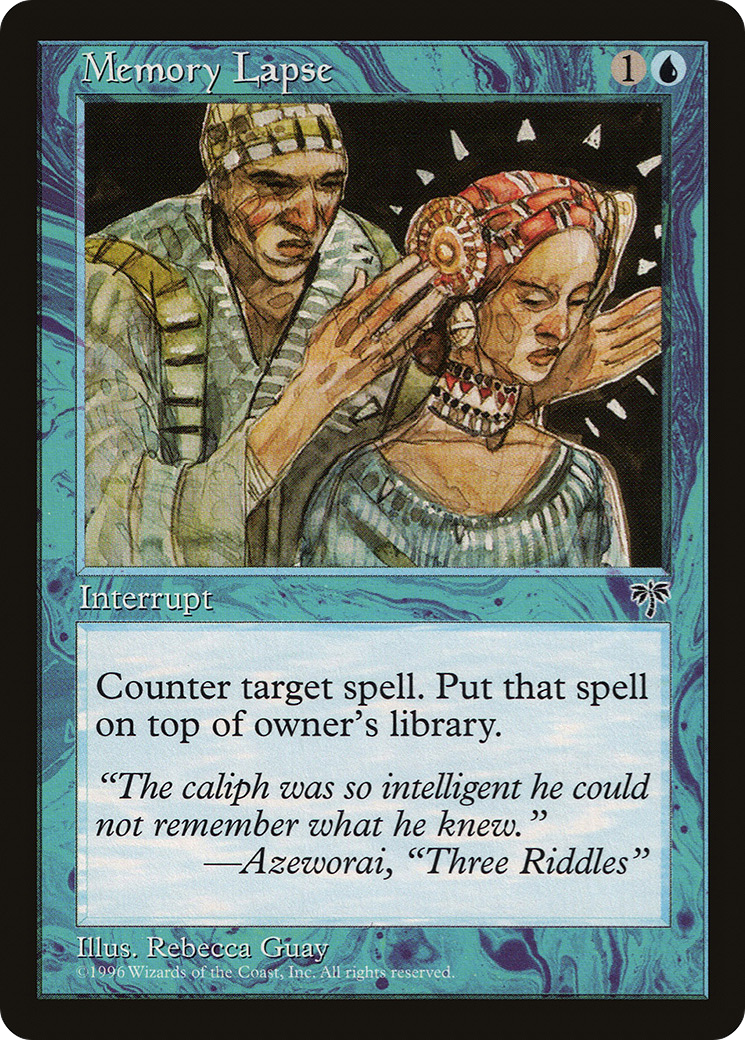 Memory Lapse Card Image