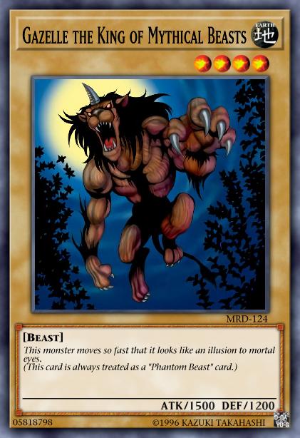 Gazelle the King of Mythical Beasts Card Image