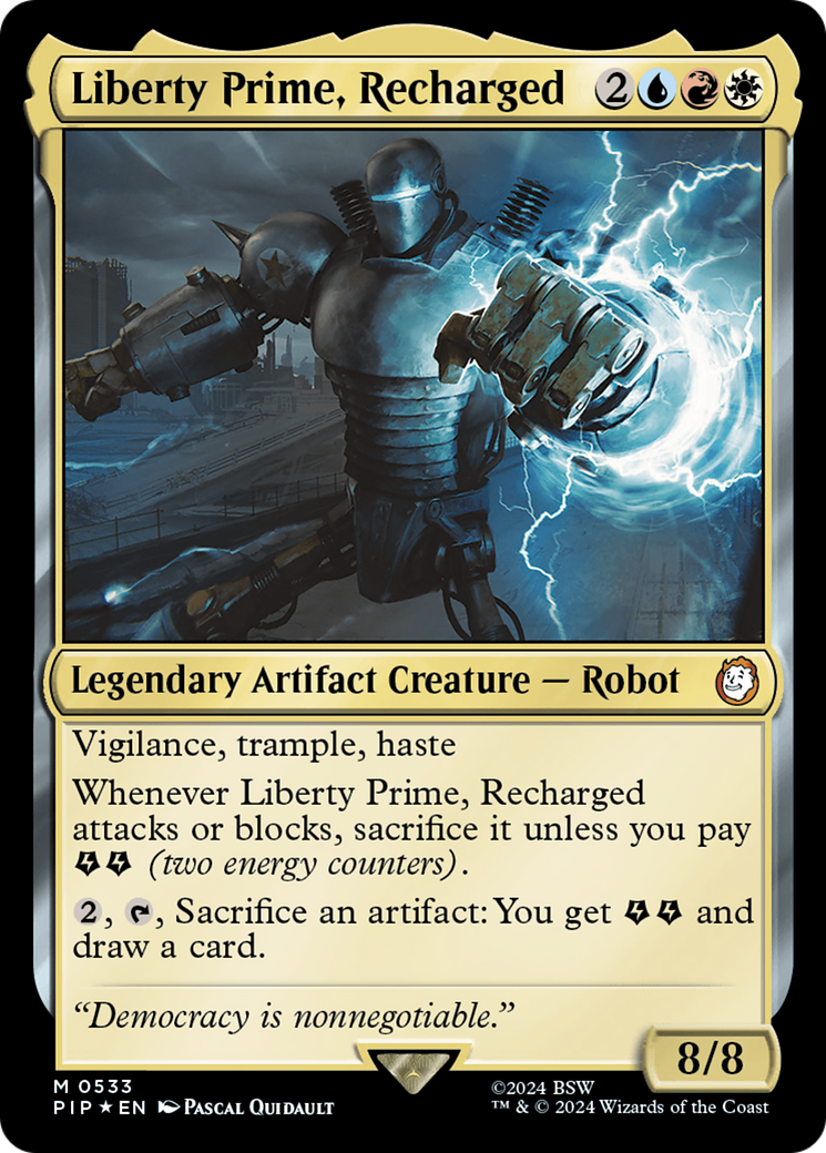 Liberty Prime, Recharged Card Image