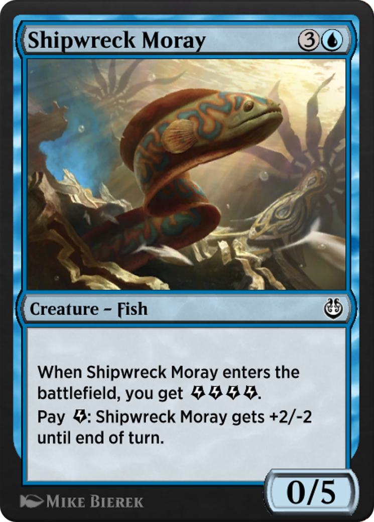 Shipwreck Moray Card Image