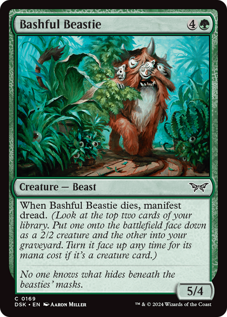 Bashful Beastie Card Image