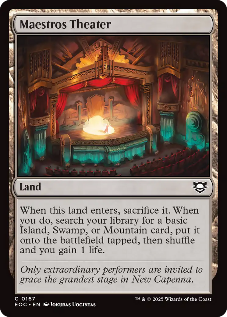 Maestros Theater Card Image