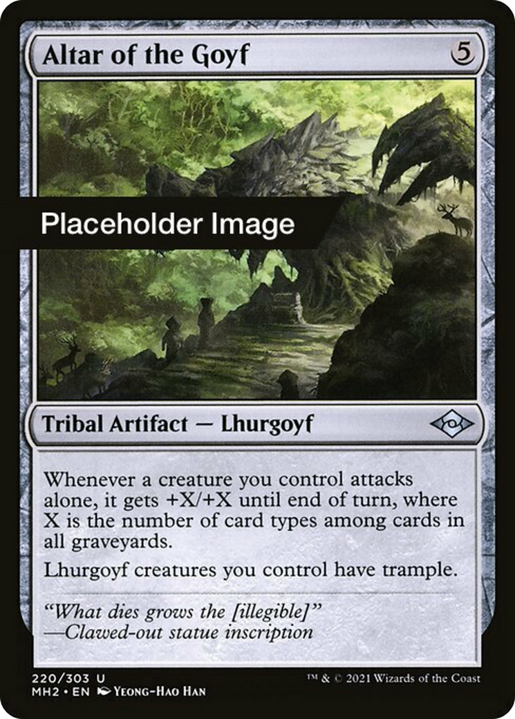 Altar of the Goyf Card Image