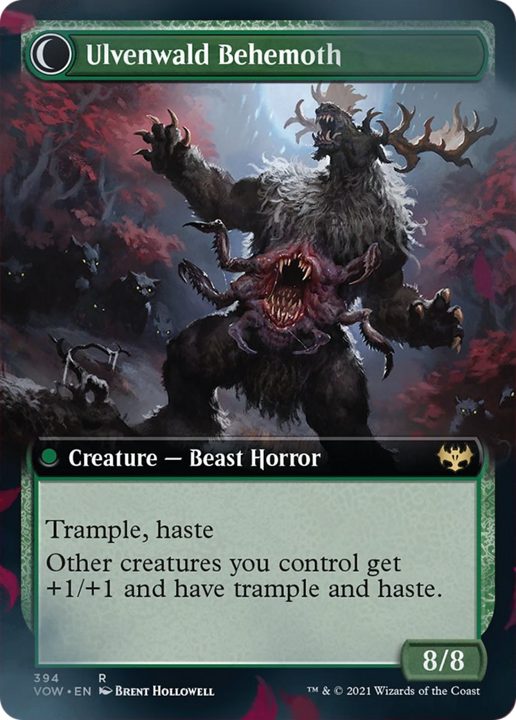 Ulvenwald Oddity // Ulvenwald Behemoth Card Image