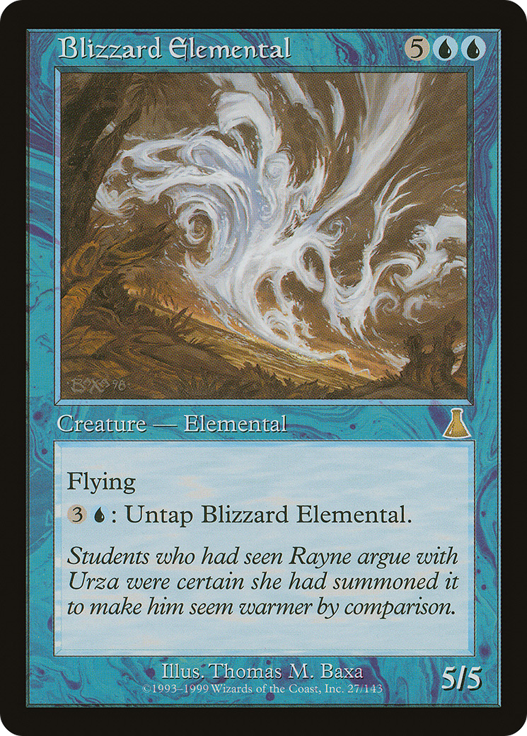 Blizzard Elemental Card Image