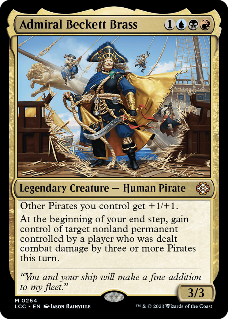 Admiral Beckett Brass Card Image