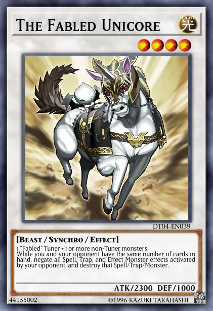 The Fabled Unicore Card Image