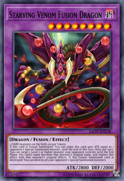 Starving Venom Fusion Dragon Card Image