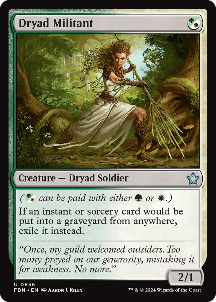 Dryad Militant Card Image