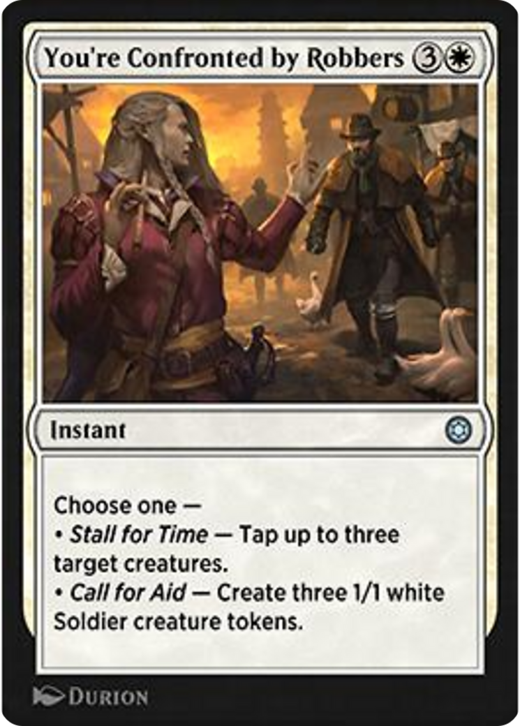 You're Confronted by Robbers Card Image