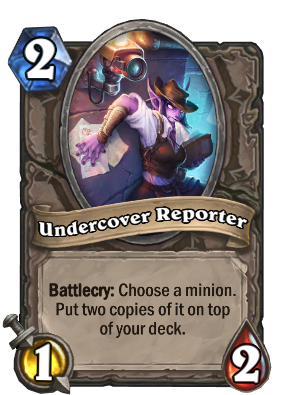 Undercover Reporter Card Image