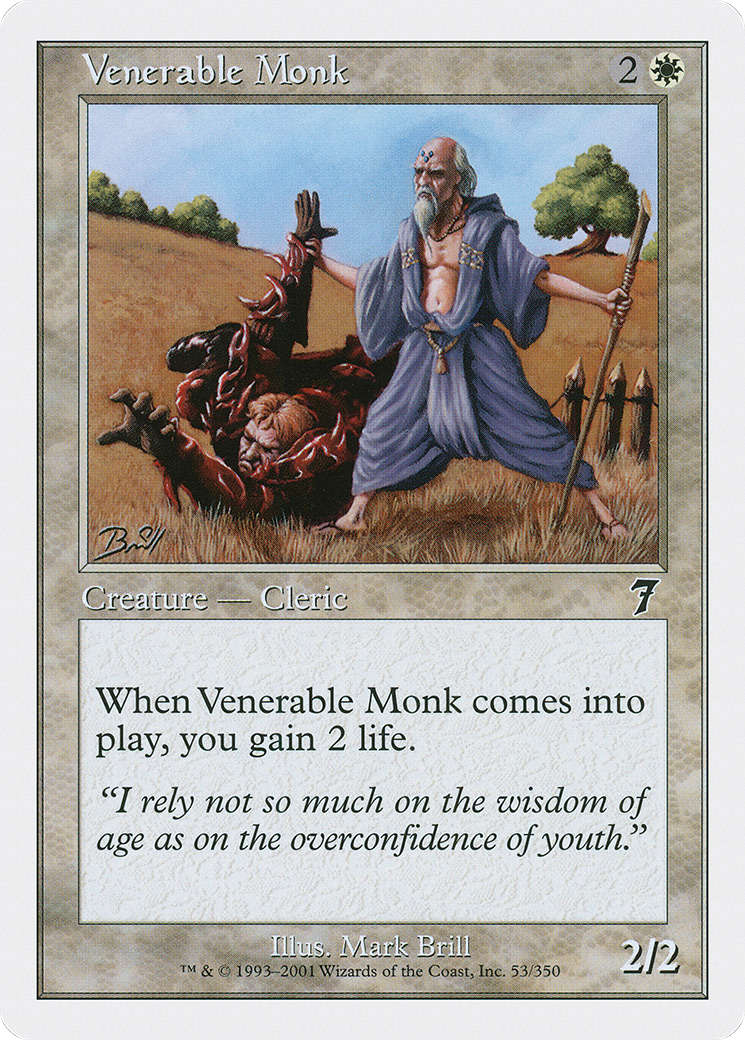 Venerable Monk Card Image