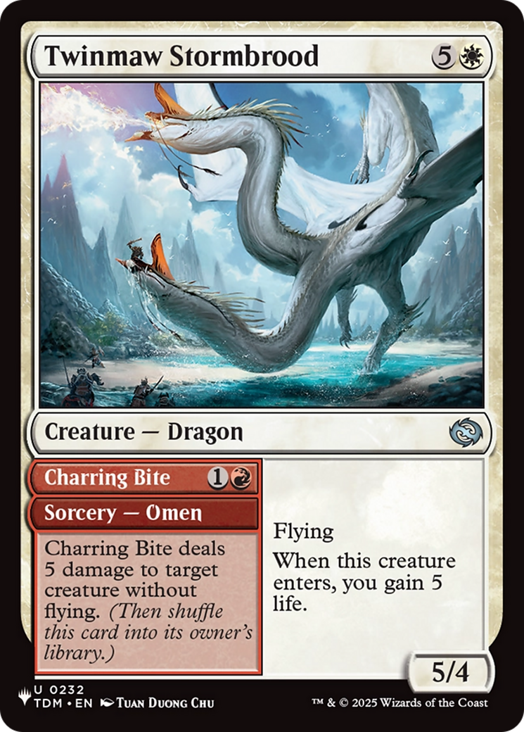 Twinmaw Stormbrood // Charring Bite Card Image