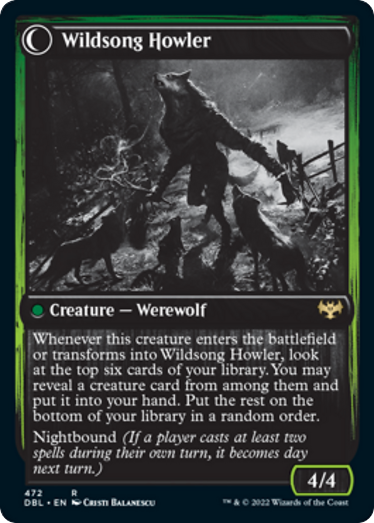 Howlpack Piper // Wildsong Howler Card Image