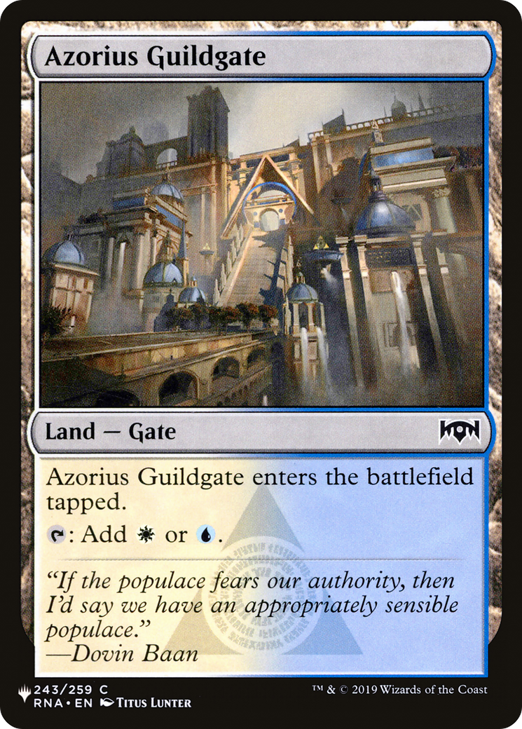 Azorius Guildgate Card Image