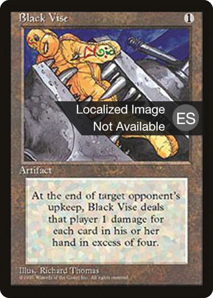 Black Vise Card Image