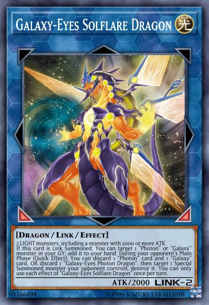 Galaxy-Eyes Solflare Dragon Card Image