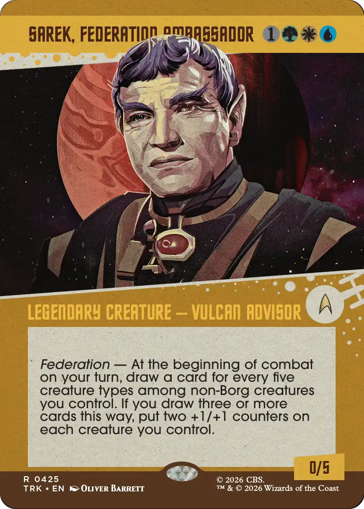 Sarek, Federation Ambassador