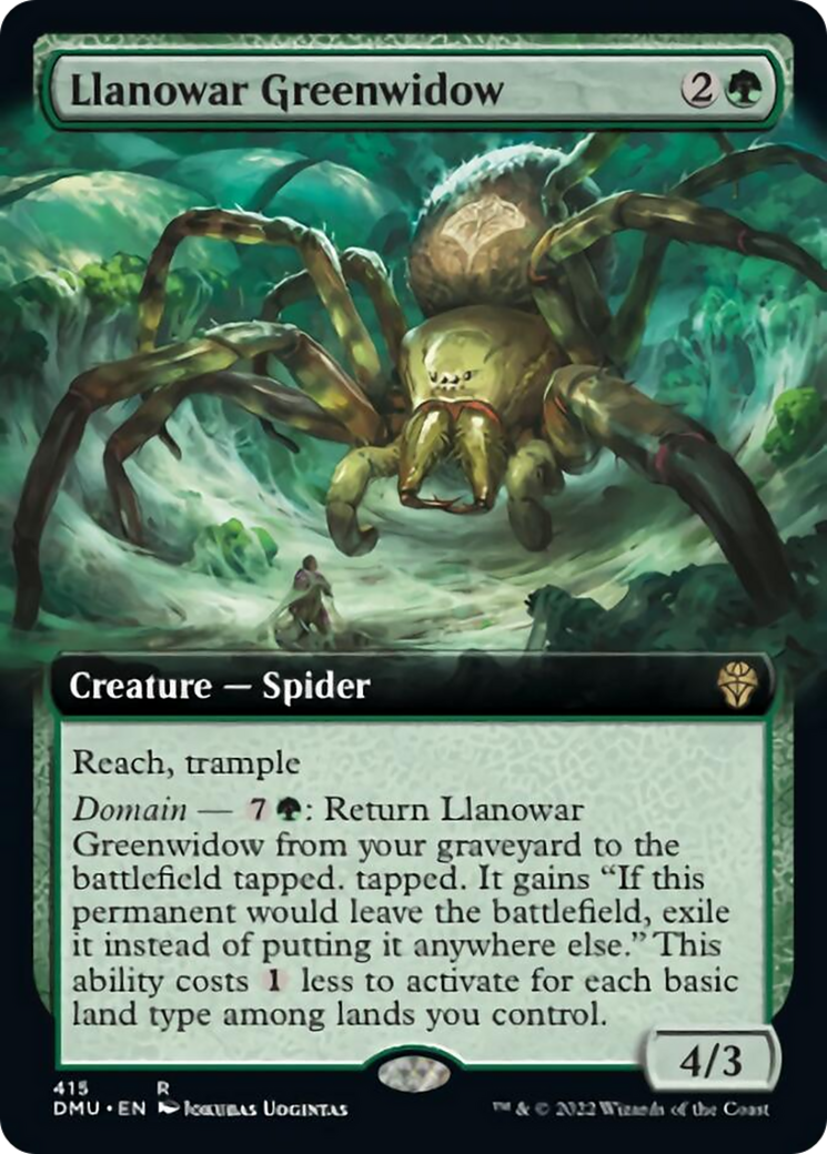 Llanowar Greenwidow Card Image