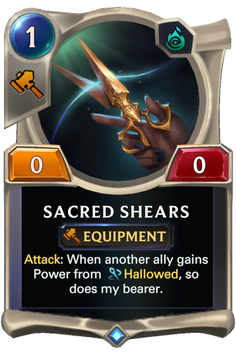 Sacred Shears Card Image