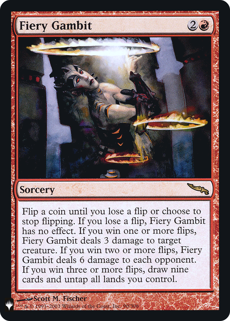 Fiery Gambit Card Image