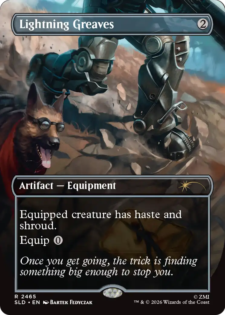 Lightning Greaves Card Image