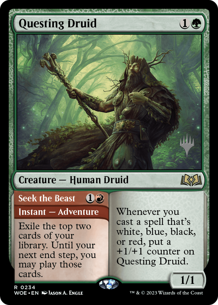 Questing Druid // Seek the Beast Card Image