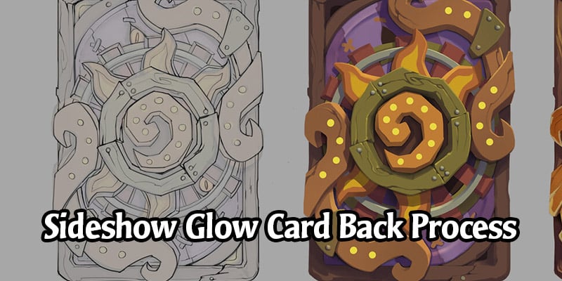 The Concepts and Progress of Hearthstone's Sideshow Glow & N'Zoth Card Backs by Tiffany Chiu